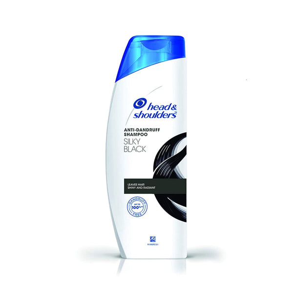 HEAD & SHOULDERS ANTI DANDRUFF SHAMPOO SILKY BLACK 180 ML || S8