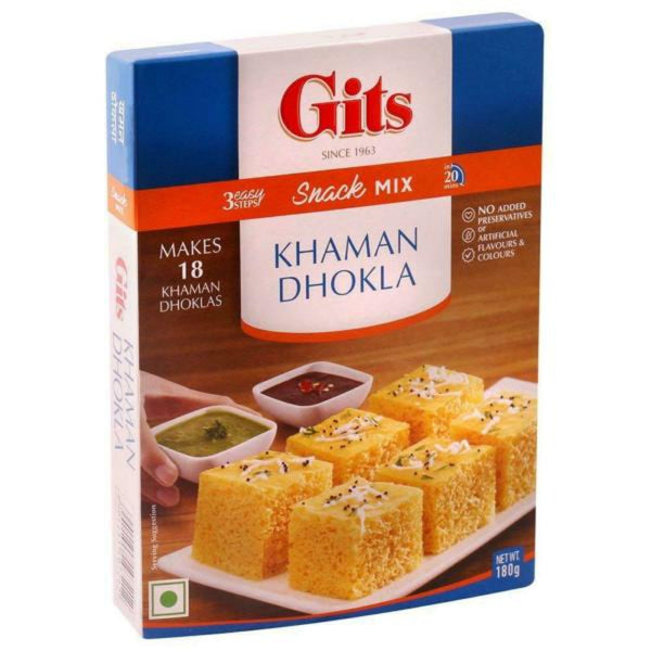 GITS KHAMAN DHOKLA INSTANT SNACK MIX 180 G || S5