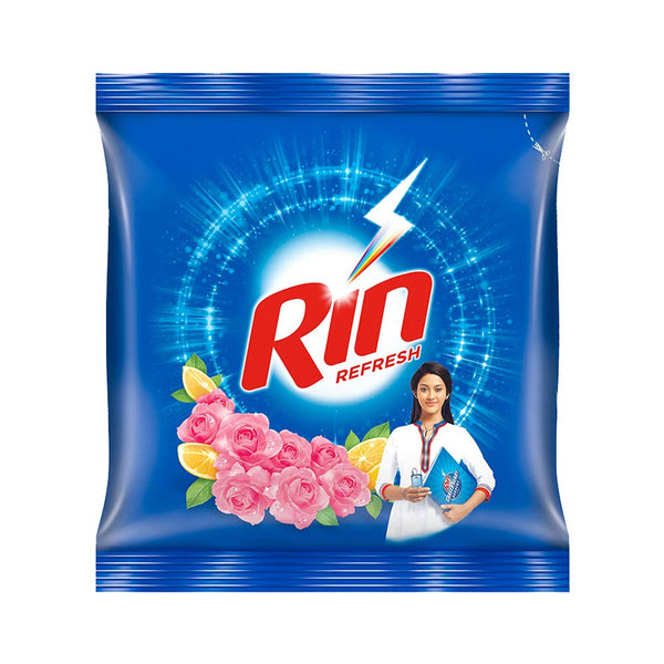 RIN REFRESH LEMON & ROSE DETERGENT POWDER 500 G || S10