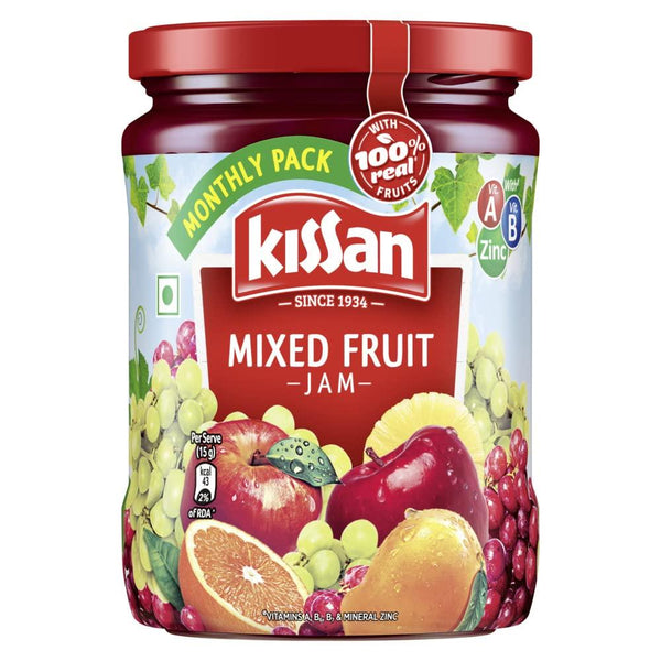 KISSAN MIXED FRUIT JAM WITH FRUIT INGREDIENTS 700 G || S8