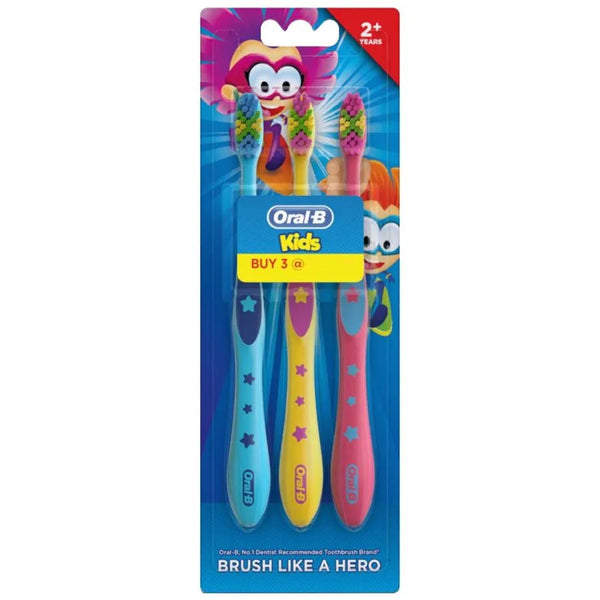 ORAL B KIDS SOFT BR @3 PC COM || S5