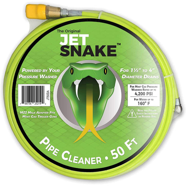 SEWER JETTER - 50 FT JETSNAKE DRAIN CLEANER || S6