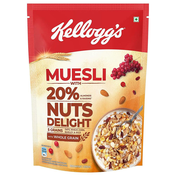 KELLOGG'S MUESLI NUTS DELIGHT 500 G PACK || S9