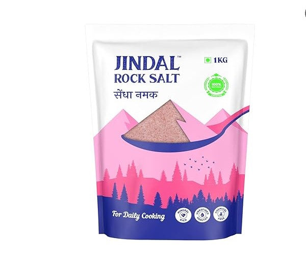 JINDAL PREMIUM HIMALAYAN ROCK SALT 1 KG || S3