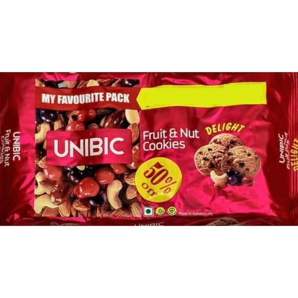 UNIBIC FRUIT N NUTS COOKIES 500 G || S7