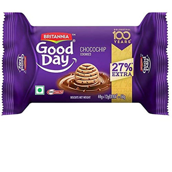 BRITANNIA GOOD DAY CHOCO CHIPS, 44 G || S5