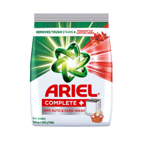 ARIEL COMPLETE DETERGENT WASHING POWDER - 500+200 G || S9