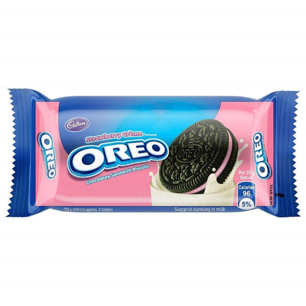 OREO STRAWBERRY CREME BISCUITS 44 G || S8