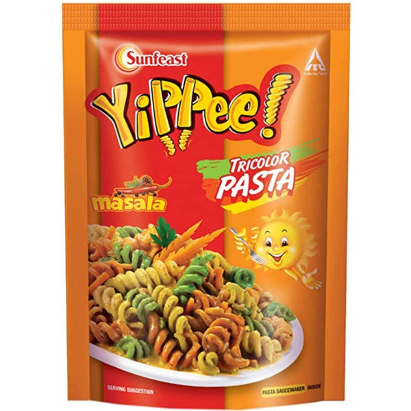 SUNFEAST YIPPEE TRICOLOR PASTA MASALA UNIQUE 65 G || S8