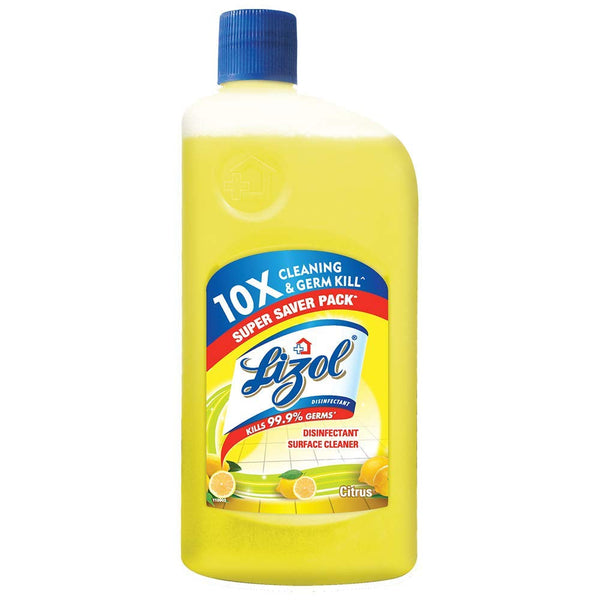 LIZOL DISINFECTANT SURFACE & FLOOR CLEANER LIQUID, CITRUS - 975 ML || S8