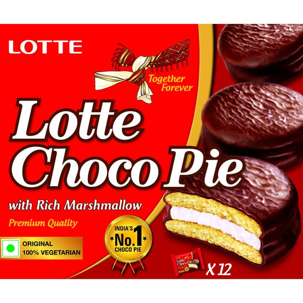 LOTTE CHOCO PIE (PACK OF 12), 336 G || S8