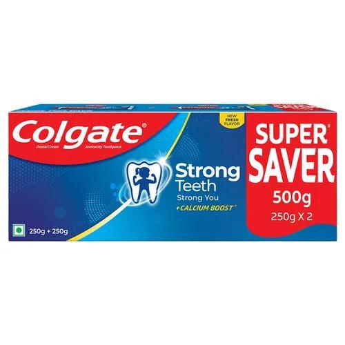 COLGATE STRONG TEETH TOOTHPASTE 500 G || S8