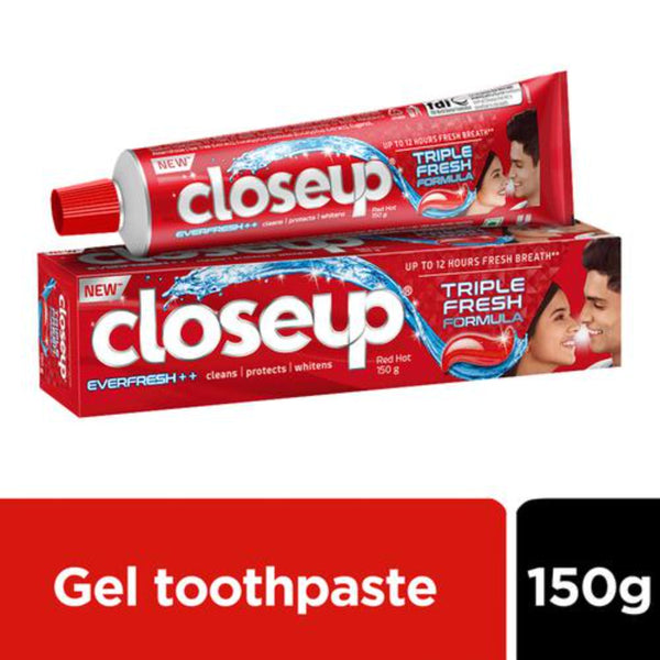 CLOSEUP EVERFRESH ANTI GERM GEL TOOTHPASTE RED HOT 150 G || S6