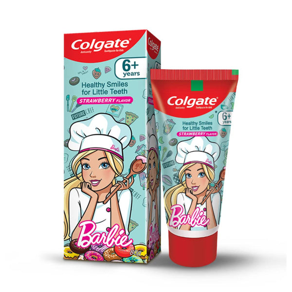 COLGATE KIDS BARBIE RED 6+Y TOOTHPASTE - 80 G || S5