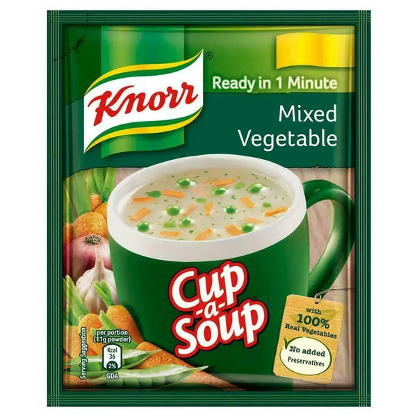 KNORR INSTANT MIXED VEGETABLE CUP A SOUP 11 G || S8