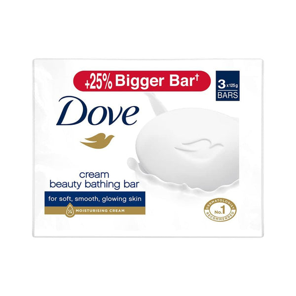 DOVE CREAM BEAUTY BATHING BAR 125 G (COMBO PACK OF 3) || S9