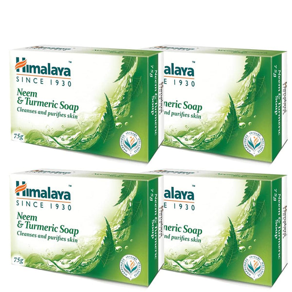 HIMALAYA NEEM & TURMERIC SOAP 75 G (PACK OF 4) || S8