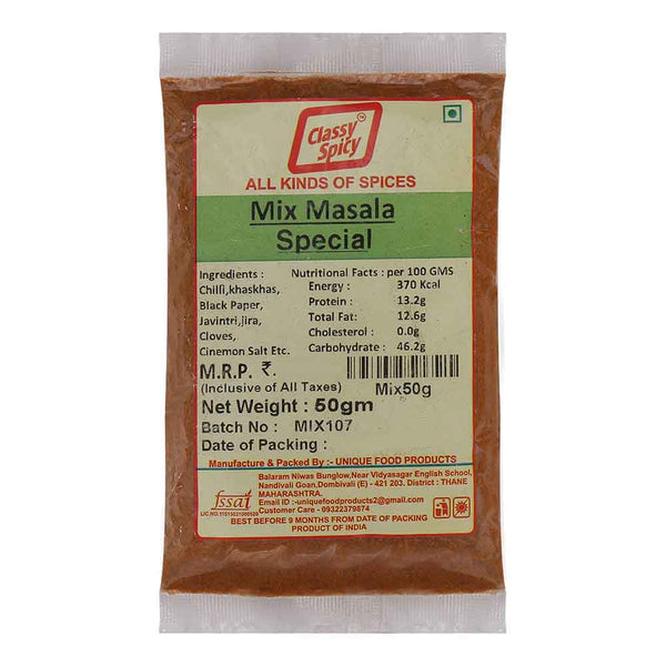 CLASSY SPICY SPECIAL MIX MASALA 50 G || S10