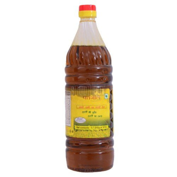 PATANJALI KACHI GHANI MUSTARD OIL 1 LTR || S6