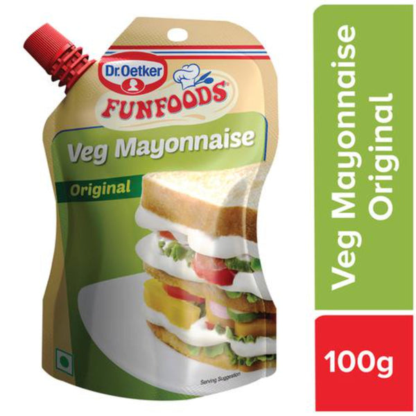 FUNFOODS BY DR. OETKER MAYONNAISE VEG 100 G || S10