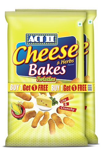 ACT-II CHEESE BAKES&HERBS 55G || S8