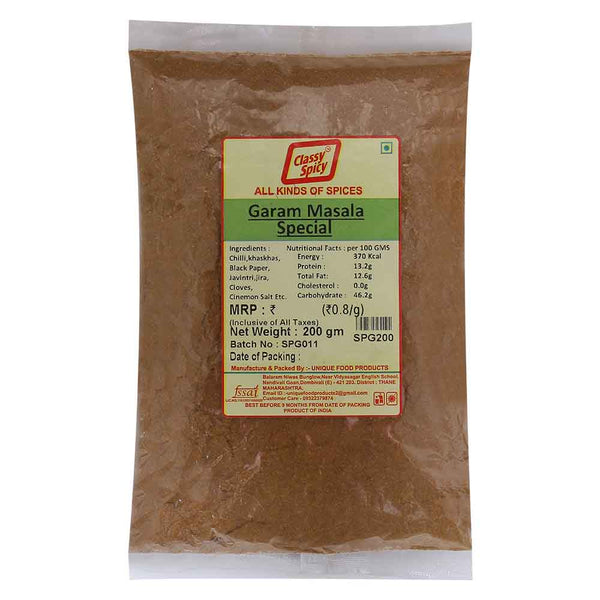 CLASSY SPICY GARAM MASALA SPECIAL 100 G || S8