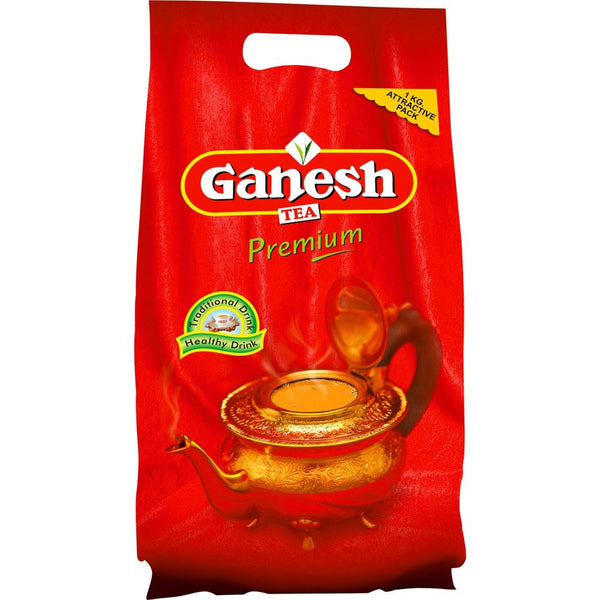 GANESH PREMIUM TEA GANESH PREMIUM LEAF TEA 1 KG POUCH || S9