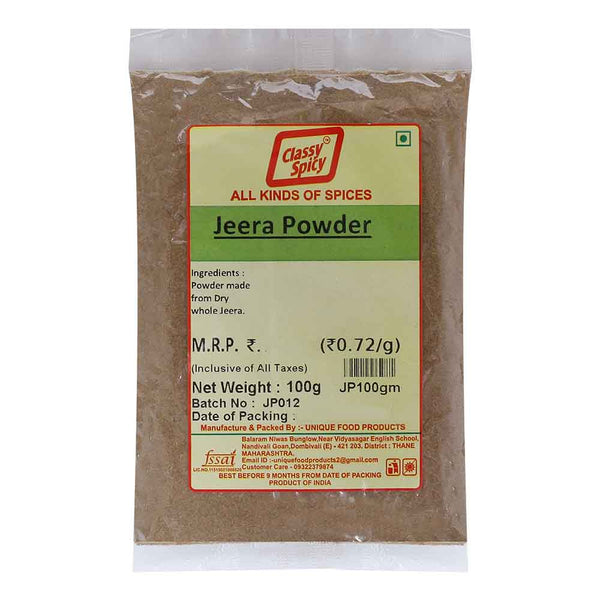 CLASSY SPICY JEERA POWDER 100G || S8