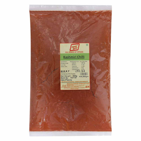 CLASSY SPICY KASHMIRI CHILLI POWDER 500G || S9