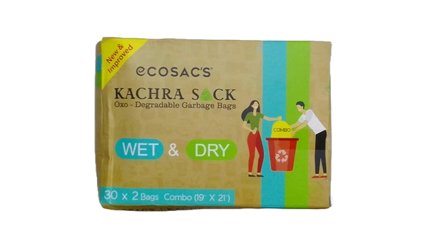 KACHRA COMBO GARBAG BAG 19*21 ( 30 * 2 BAG) || S1