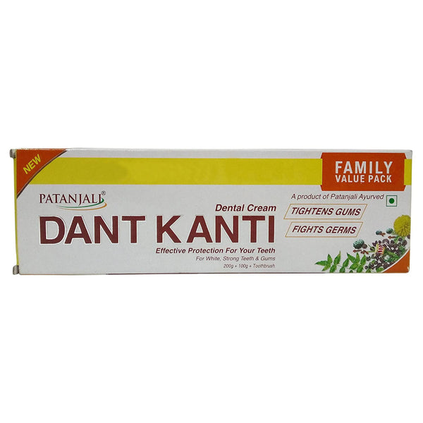 PATANJALI TOOTHPASTE - DANT KANTI ORAL CARE 300 G CARTON || S8