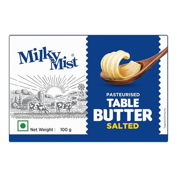 MILKY MIST TABLE BUTTER SALTED 100 G || S10