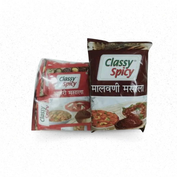 MASALA SAVER COMBO: CLASSY SPICY AGRI MASALA 500 GM, CLASSY SPICY MALVANI 500 GM || S8