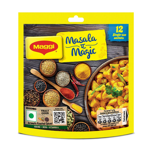 MAGGI MASALA AE MAGIC VEGETABLE MASALA 72G POUCH (6G X 12 SACHETS) || S5