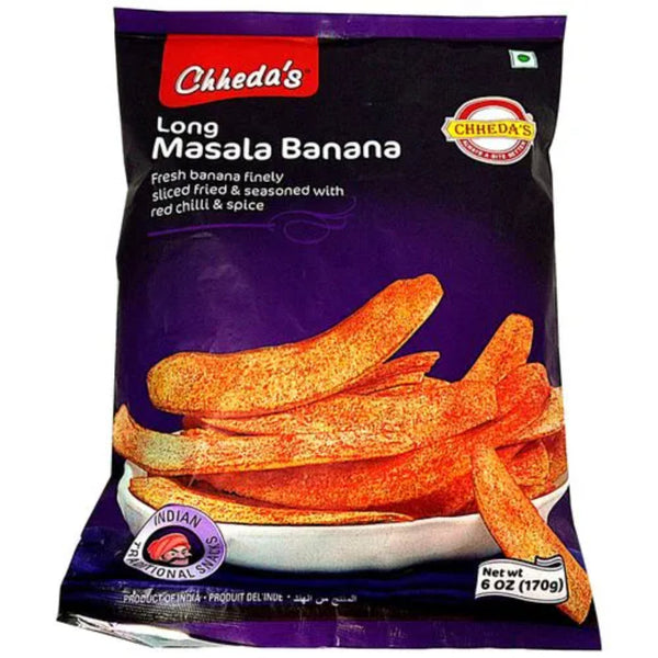 CHHEDA'S CHIPS BANANA MASALA LONG 170 G || S5