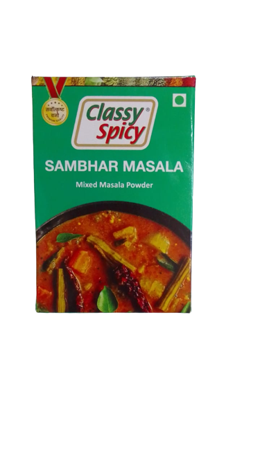 CLASSY SPICY SAMBAR MASALA 50 G CARDBOARD || S10