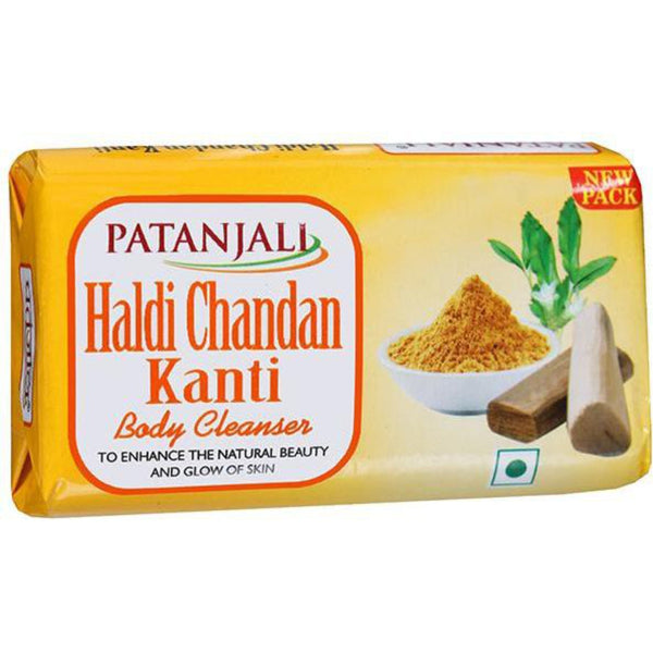 PATANJALI HALDI CHANDAN KANTI BODY CLEANSER 75 G X 4 || S10