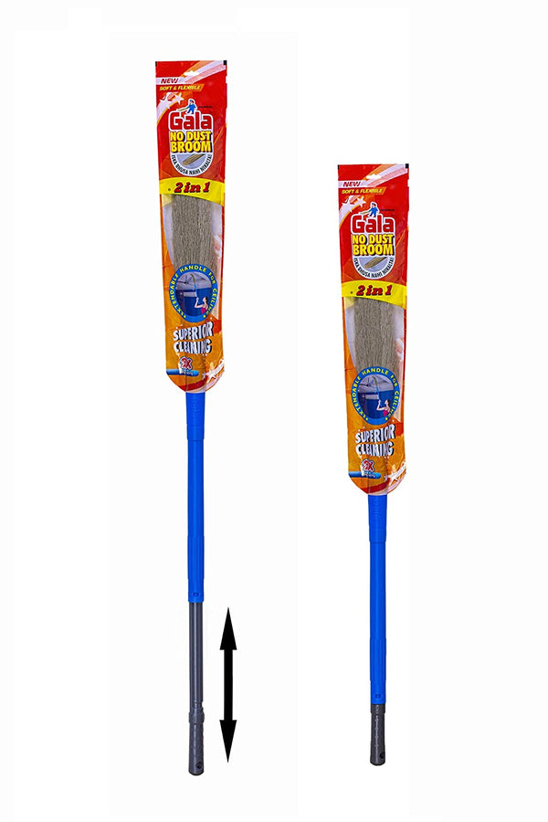 GALA NO DUST BROOM 2 IN 1 WITH EXTENDABLE HANDLE 1 PC || S8