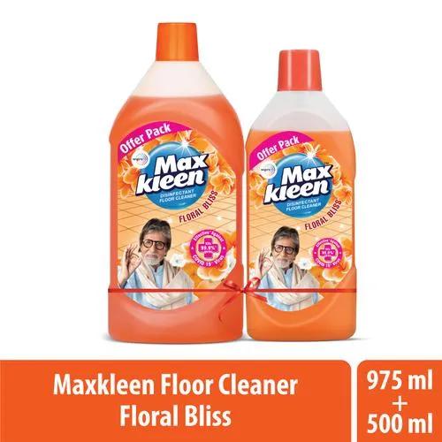 WIPRO MAX KLEEN FLORAL BLISS DISINFECTANT SURFACE CLEANER 975ML || S6