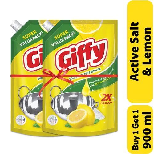 GIFFY LEM DISHWASH LIQUID  900ml (BUY 1 GET 1 ) || S9