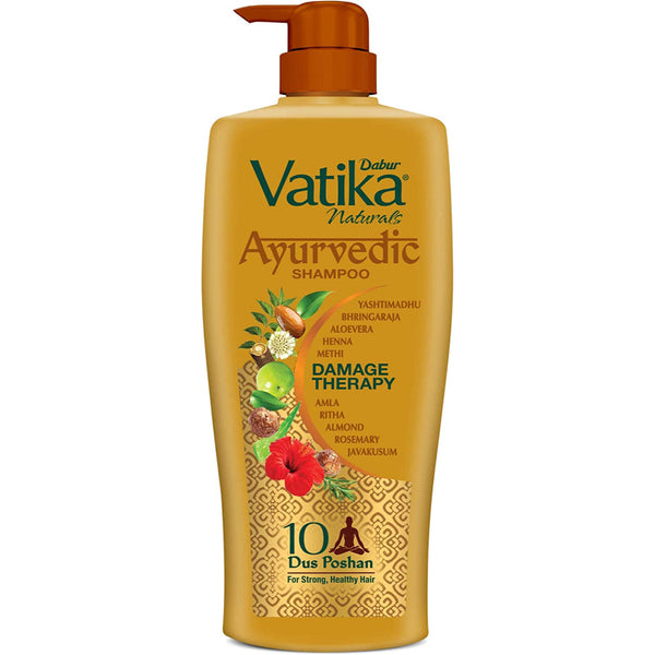 DABUR VATIKA AYURVEDIC SHAMPOO, 640 ML || S8