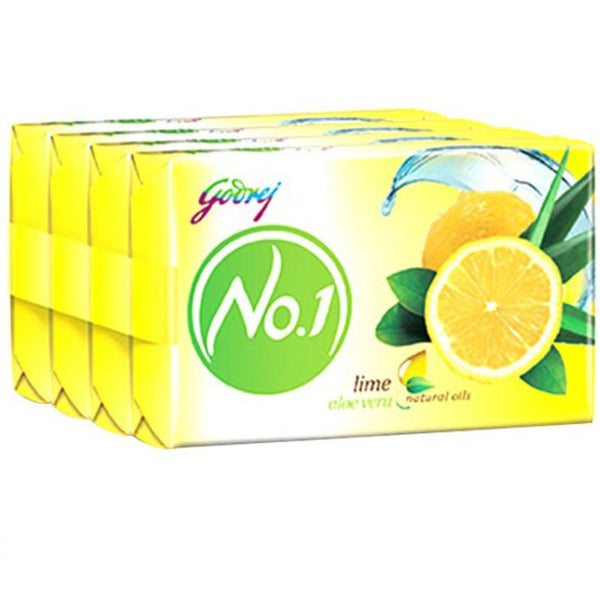 GODREJ NO.1 LIME AND ALOVERA SOAP 4 X 50 G || S7