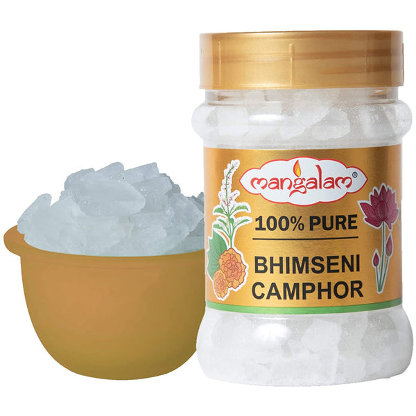 MANGALAM BHIMSENI CAMPHOR 100 GM JAR || S10