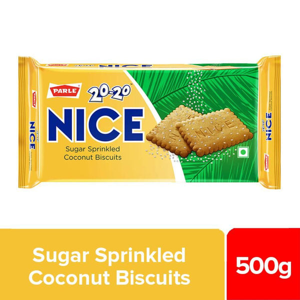 PARLE 20-20 NICE SUGAR BISCUITS 500 G || S10