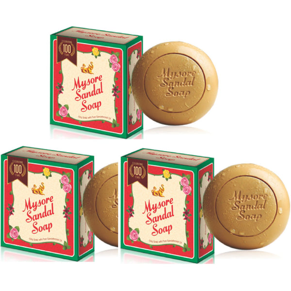 MYSORE SANDAL SOAP 150 G PACK OF 3 (450 G) || S10