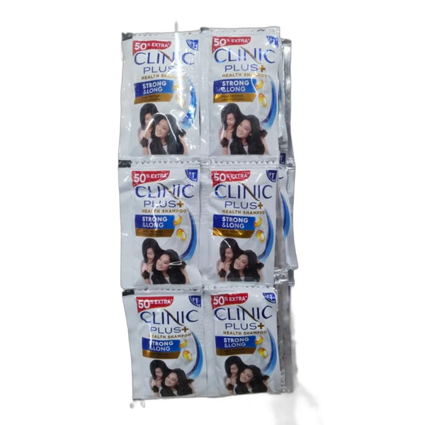 CLINIC PLUS STRONG & LONG SHAMPOO 6 ML * 32 || S8