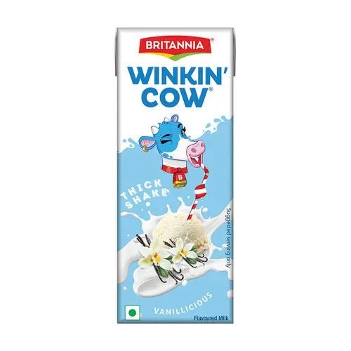 BRITANNIA WINKIN COW VANILAA 200 ML || S7