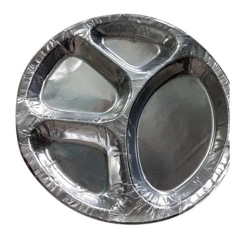 SILVER PLATE THALI (BIG) 34 PIECE || S5