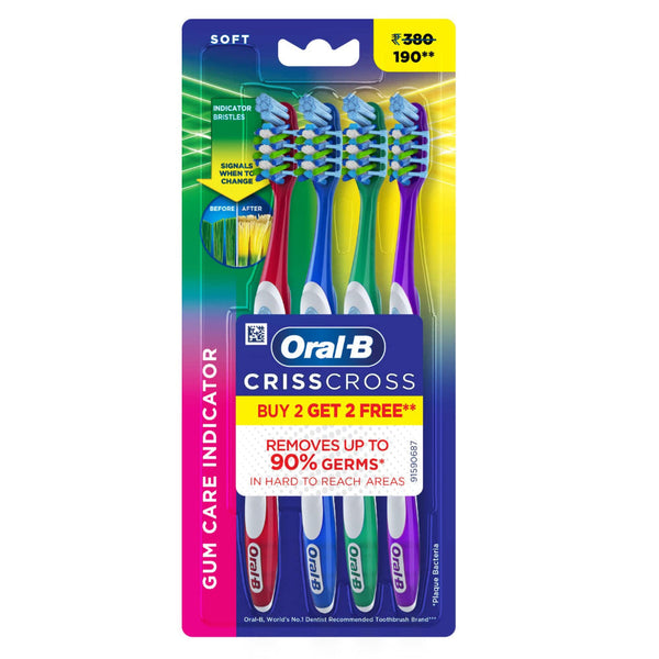 ORAL B PRO HEALTH GUM CARE SOFT TOOTHBRUSH (BUY 2, GET 2 FREE) || S8