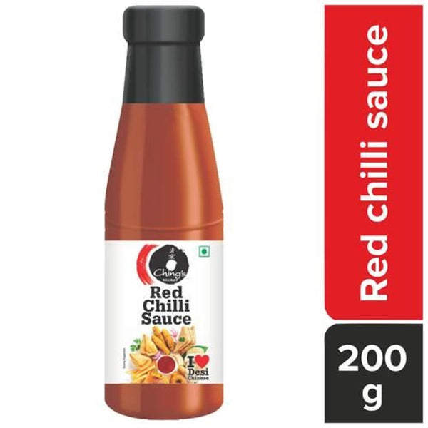 CHING'S SECRET RED CHILLI SAUCE 200 G BOTTLE || S6